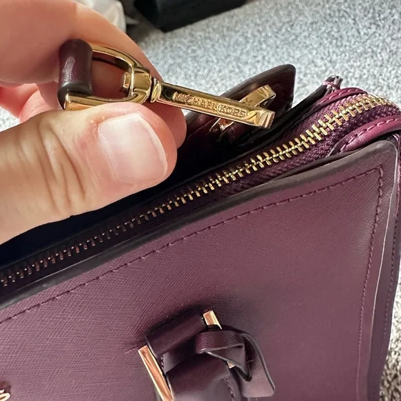 Michael Kors Plum Satchel - Picture 5 of 14